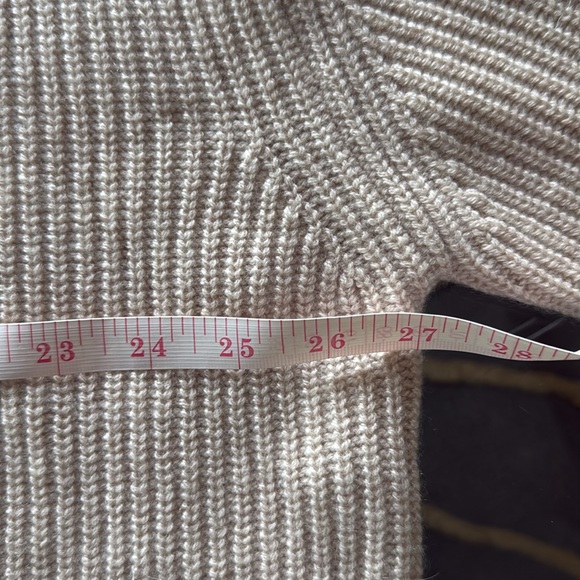 Jenni Kayne Cashmere Cardigan Sweater Size S Oatmeal - NEW with a flaw - Picture 9 of 12